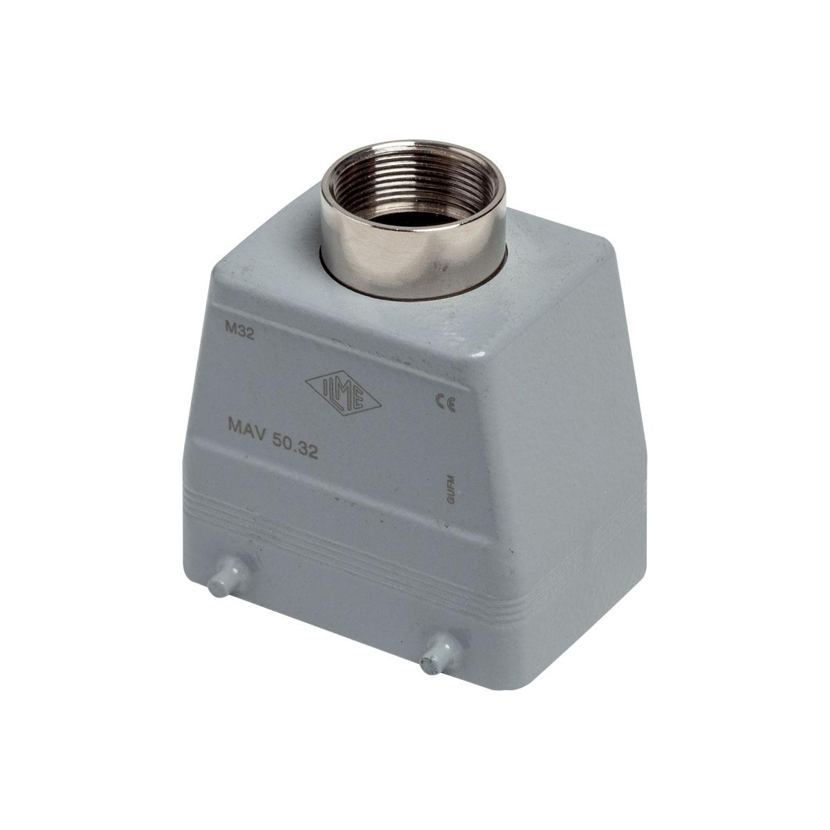 Capot sortie verticale droit M32, Double levier de verrouillage
