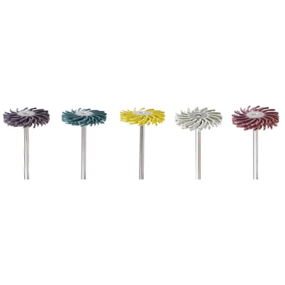 Disques de polissage, tige Ø 3 x 40 mm – Corindon