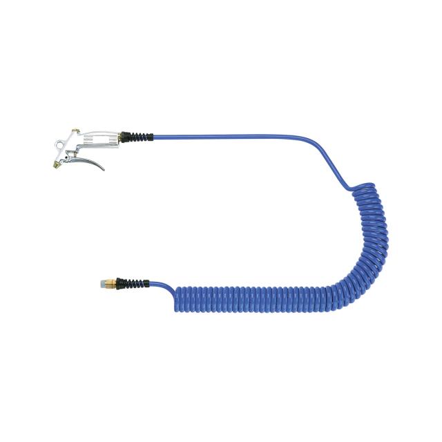 Soufflette en aluminium avec flexible polyuréthane spirale