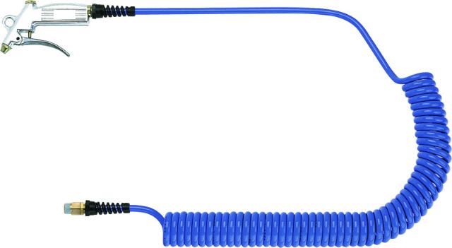Soufflette en aluminium avec flexible polyuréthane spirale