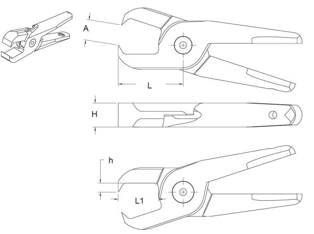 Jeu de lames coupe perpendiculaire