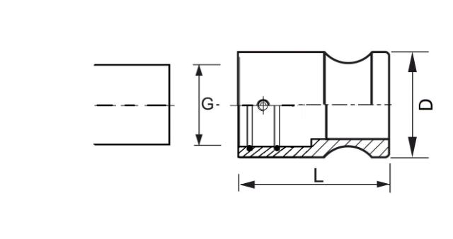 Embout camlock à emmancher pour tube type A