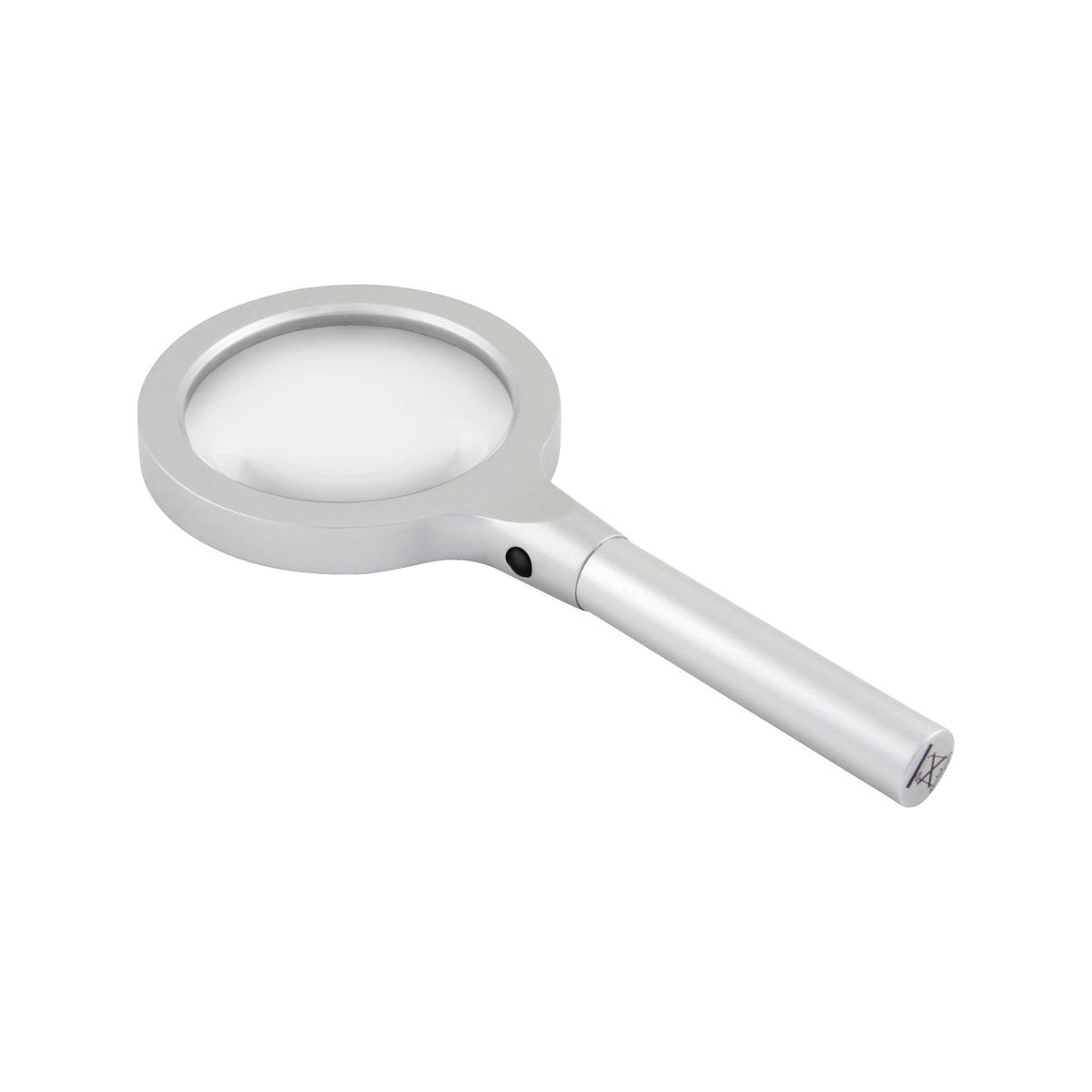 Loupe grossissante 2,5x et 12x