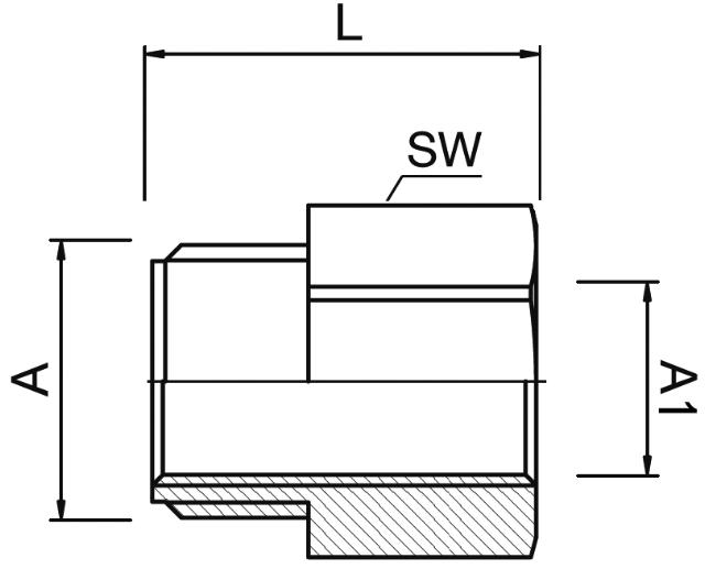 Adaptateur mâle-femelle