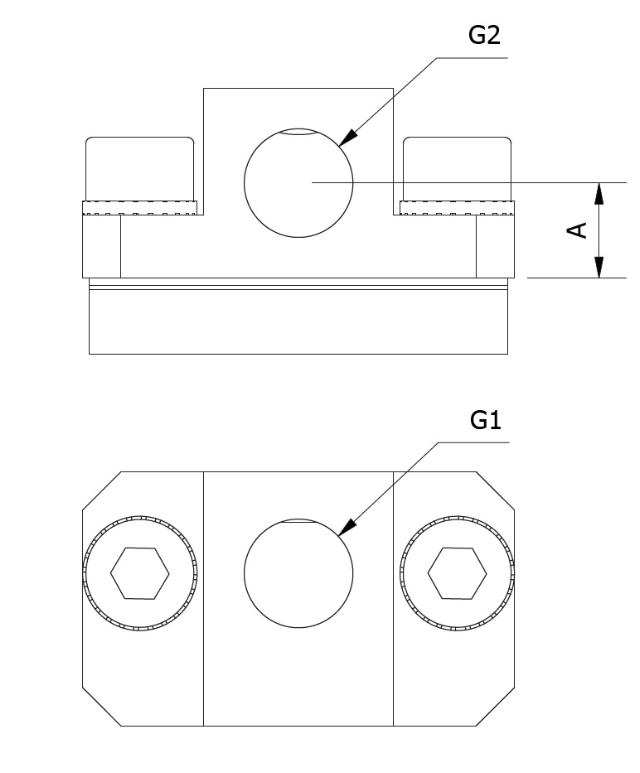  Adaptateur ventouse pour profilés