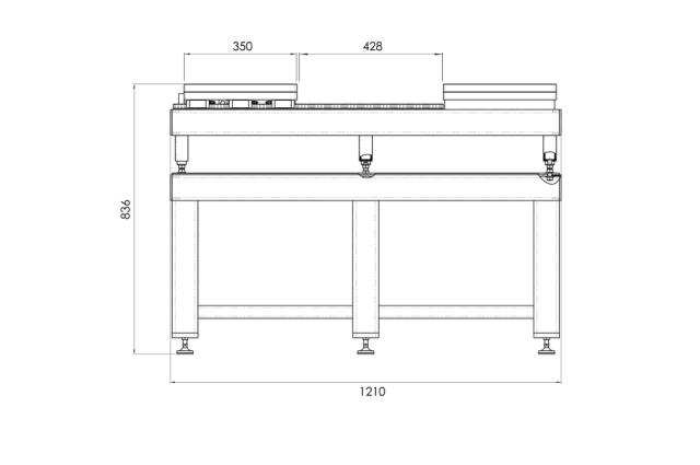 Table de moule standard - 1,5 à 3T