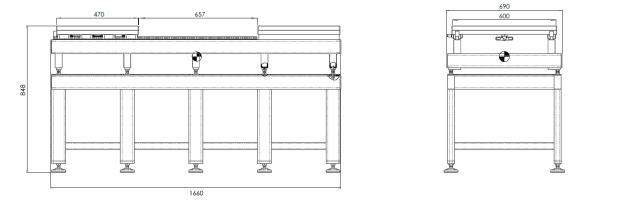 Table de moule standard 6T